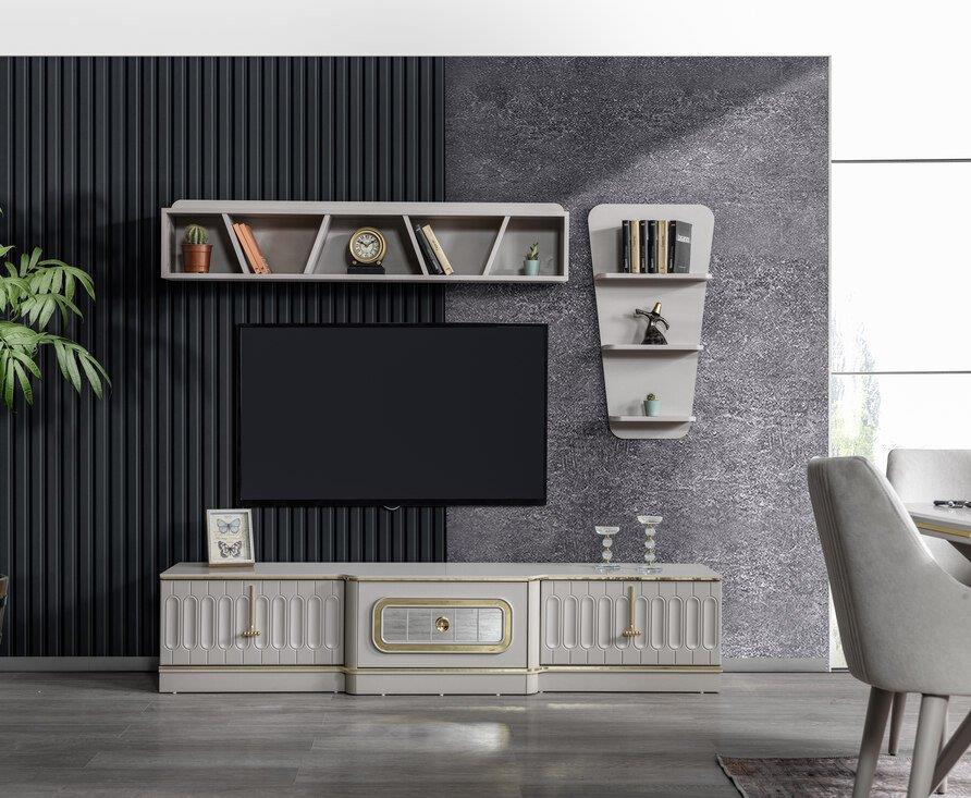 MODASEL ATLAS YEMEK ODASI TAKIMI(ATLAS SANDALYELI(KREM)-ÜNİTELİ)Modern Yemek Odası Takımı