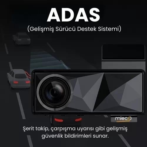 MİECO A11 4K ULLTRA HD ARAÇ İÇİ KAMERAARAÇ KAMERASI