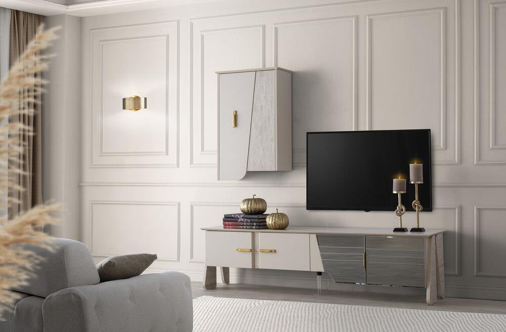 Vize Madrid Yemek Odası Takımı-(6 Ad.Sand+Ünite Dahil)Modern Yemek Odası Takımı