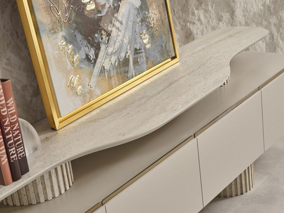 BİGE ARTEMIS YEMEK ODASI TAKIMI(ÜNİTE DAHİL)Modern Yemek Odası Takımı