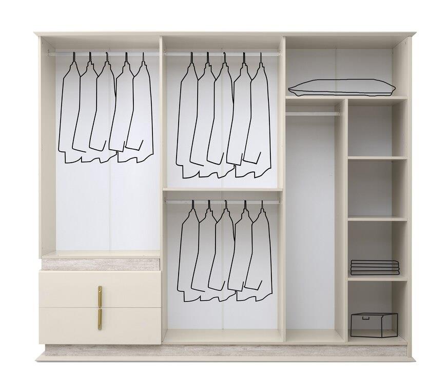 Vize Madrid 6 Kapılı DolapKapaklı Dolaplar