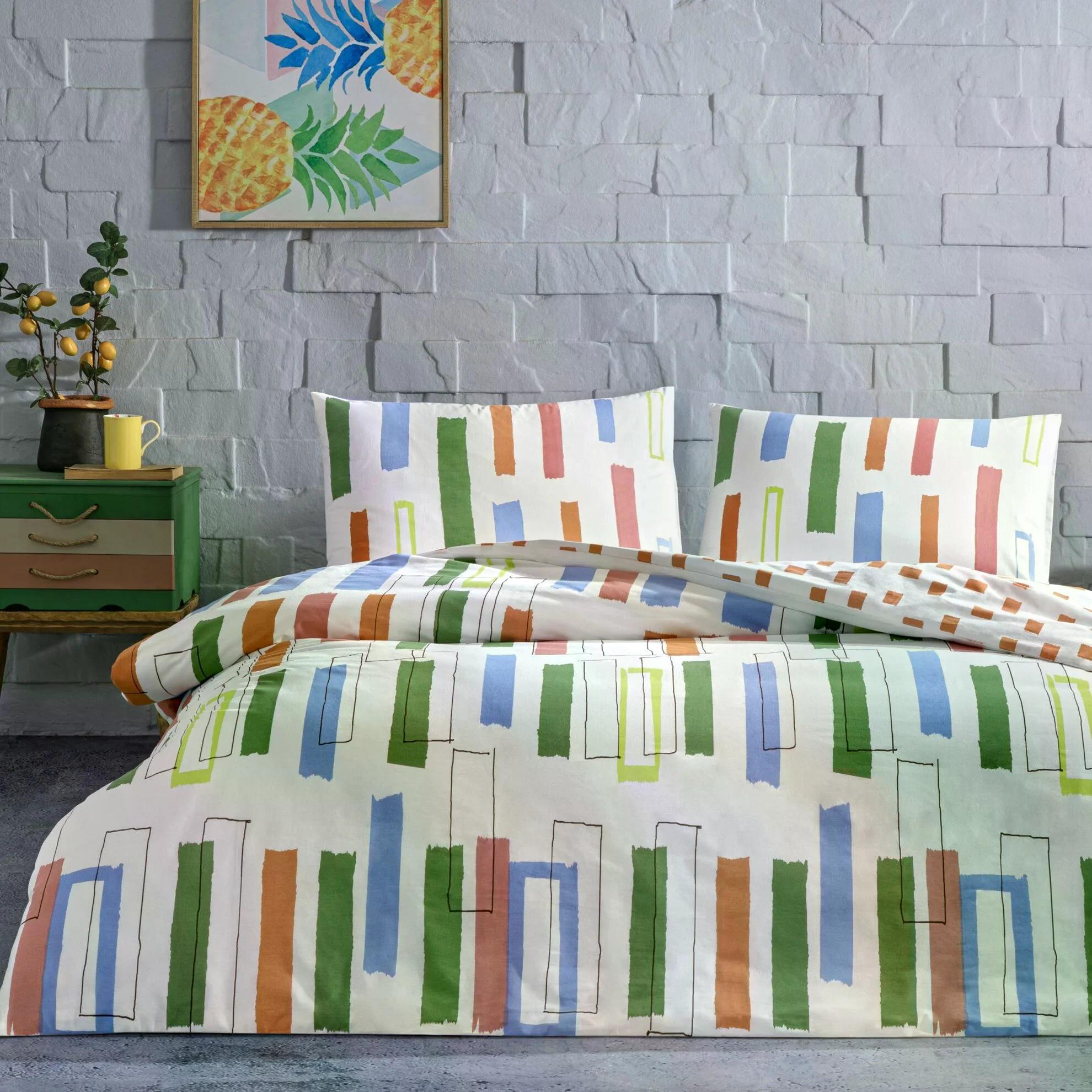 Taç 3518 Çift Kişilik Nevresim Takımı Legrand YeşilNEVRESİM TAKIMI Ç.K