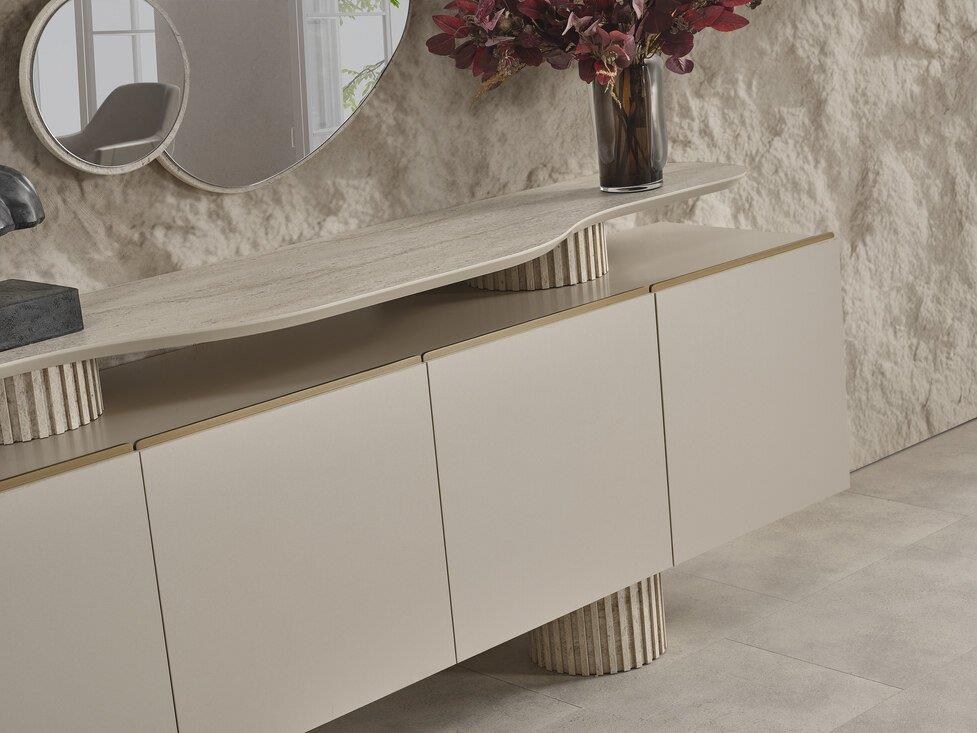 BİGE ARTEMIS YEMEK ODASI TAKIMI(ÜNİTE DAHİL)Modern Yemek Odası Takımı