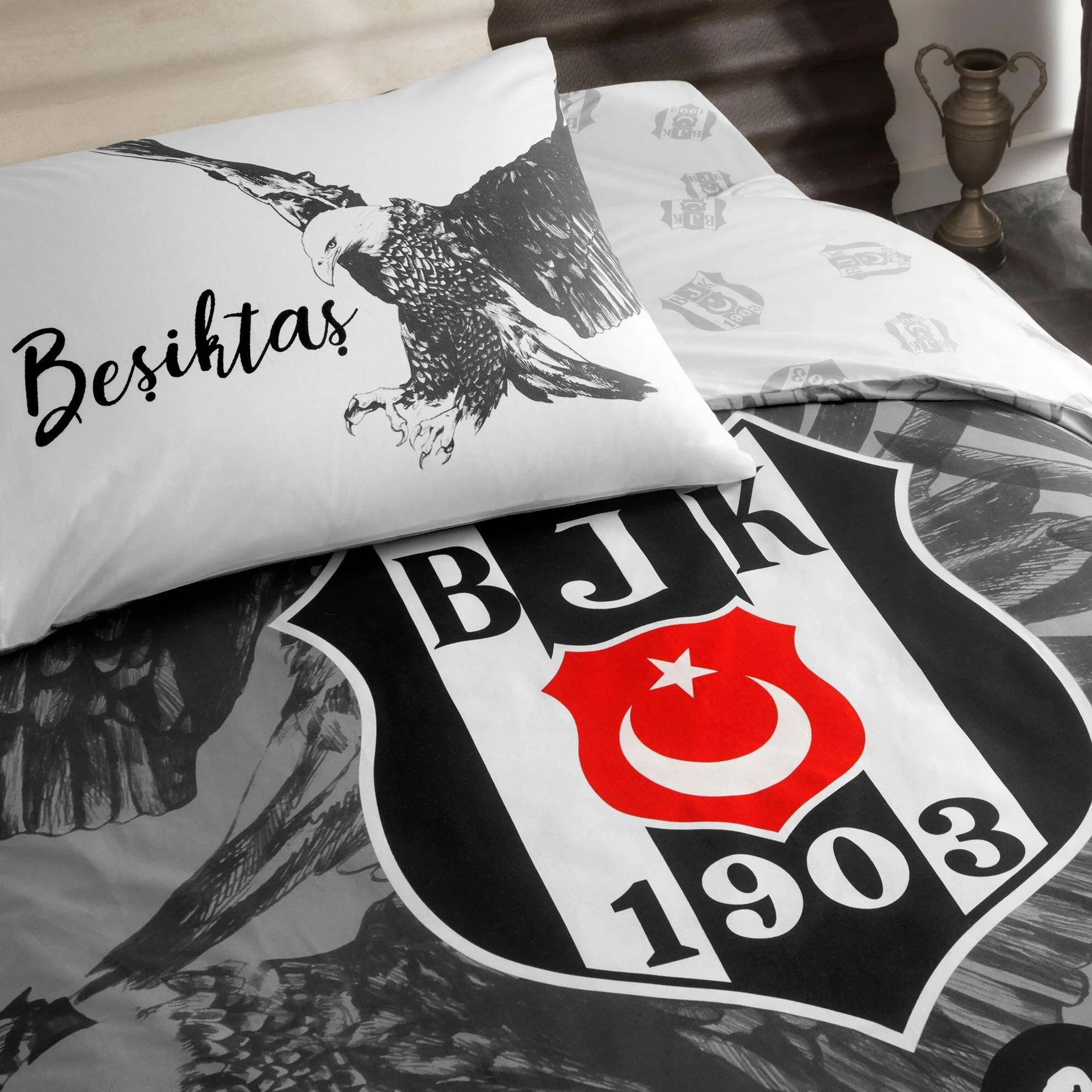 Taç 4808 Lisanslı Nevresim Takımı Beşiktaş KartalLİSANSLI NEVRESİM TKM