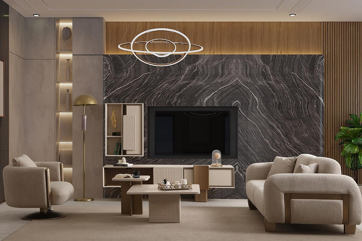 ROLL FLORYA YEMEK ODASI TAKIMI(ÜNİTE DAHİL)Modern Yemek Odası Takımı