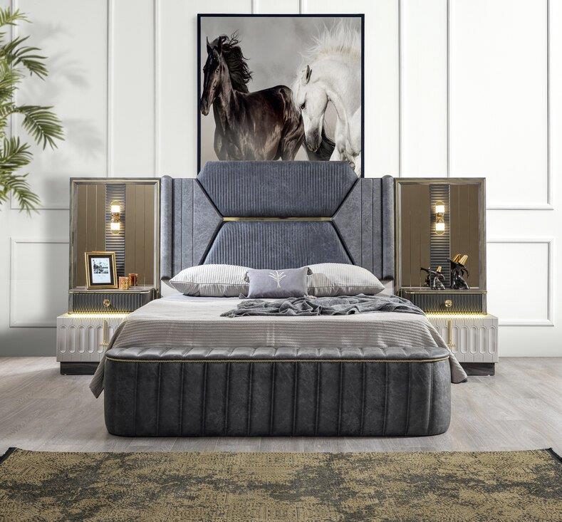 MODASEL ZARA YATAK ODASI TAKIMI-BAZALIModern Yatak Odası Takımı