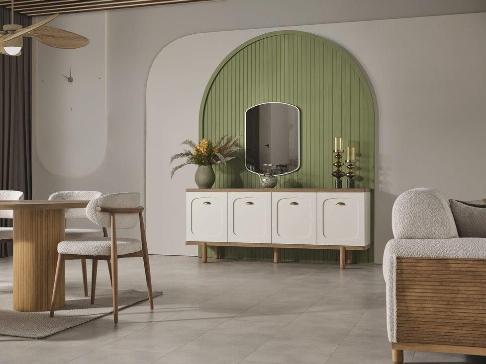 Bige Rigel Yemek Odası Takımı(Ünite Dahil)Modern Yemek Odası Takımı