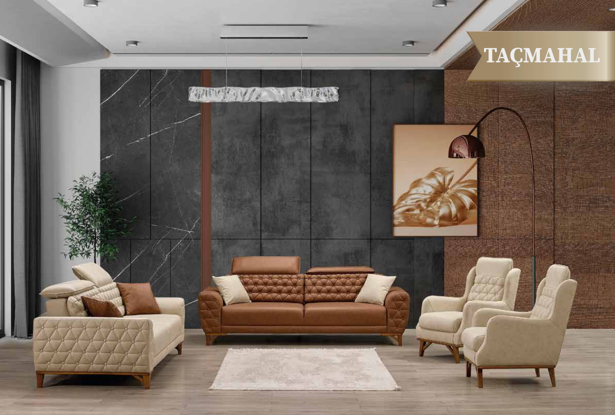 Döşek Taçmahal 3+3+1 Koltuk TakımıModern Koltuk Takımı