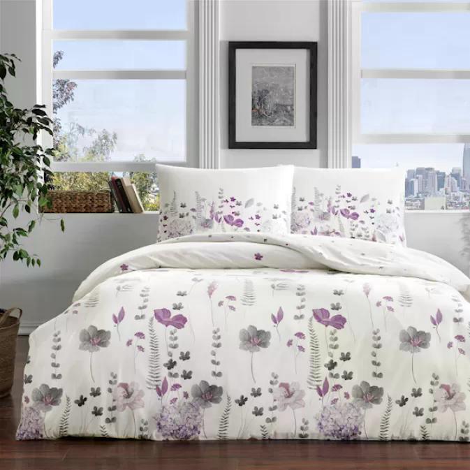 Taç 3464 Çift Kişilik Jenny Nevresim Takımı MorNEVRESİM TAKIMI Ç.K