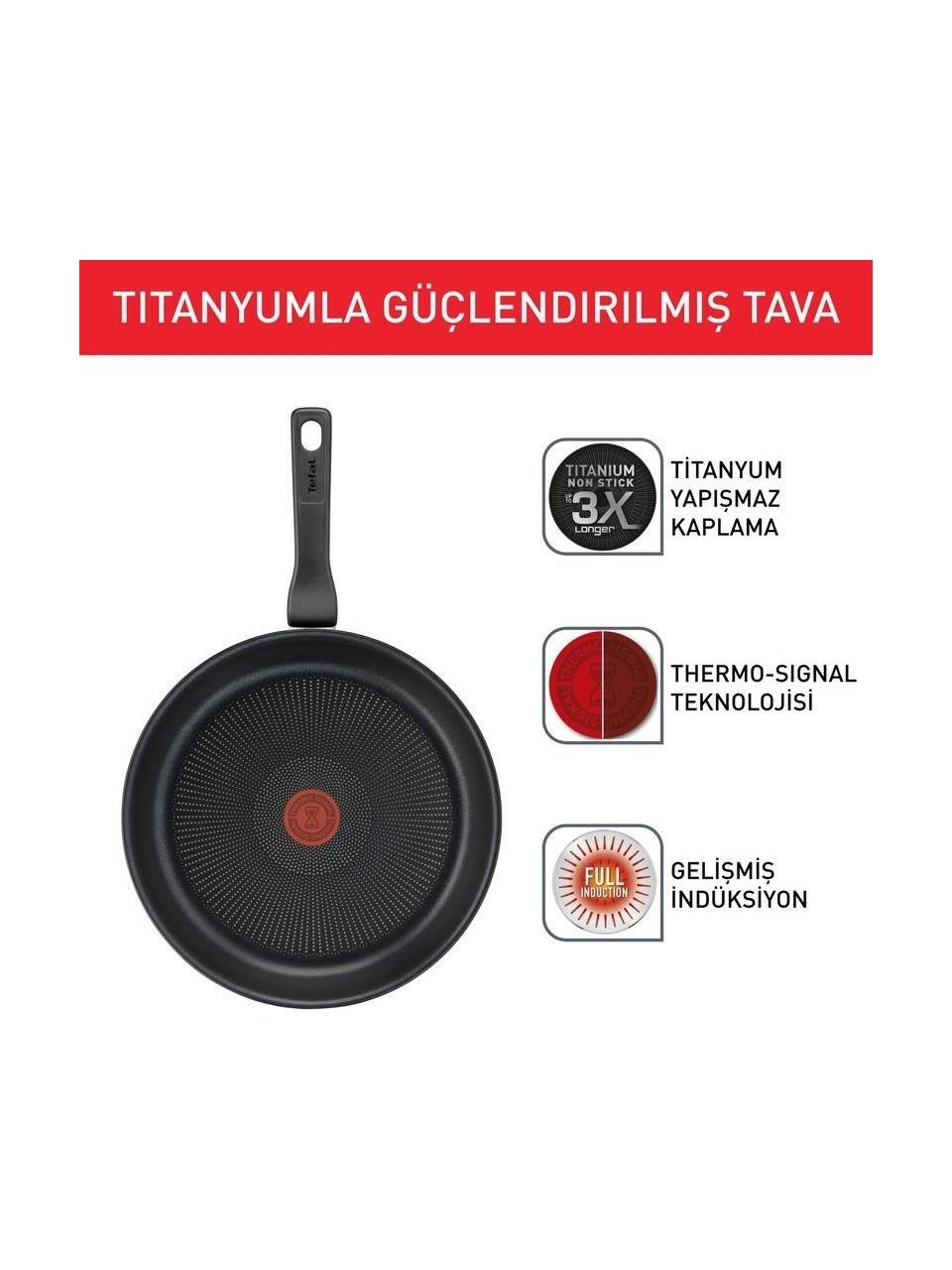 Tefal Tit 3X Titanium Force Tava - 24 CmTava Setleri / Tavalar