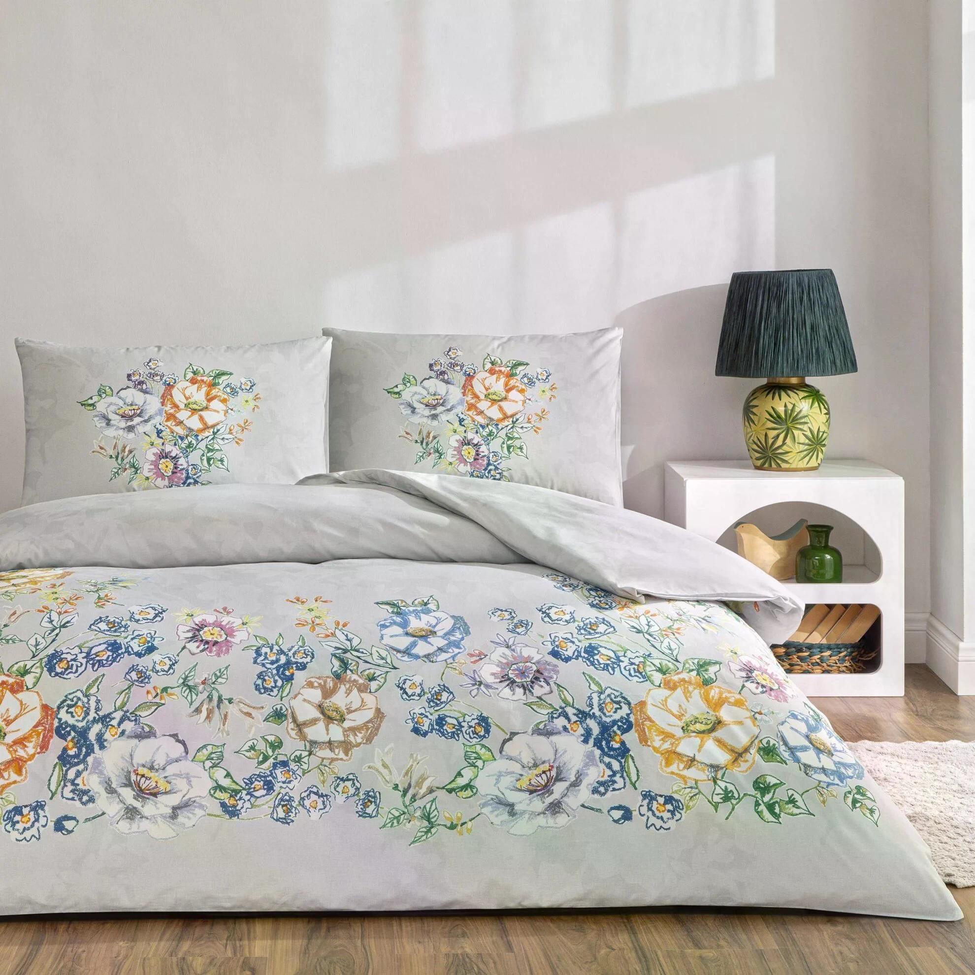 Taç 3464 Çift Kişilik Nevresim Takımı Fıora GriNEVRESİM TAKIMI Ç.K