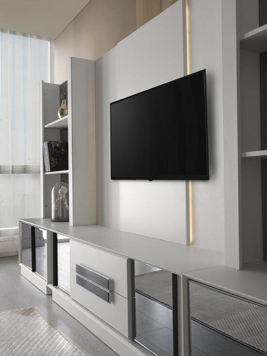 Vize Moda(Modena) Yemek Odası Takımı-(6 Ad.Sand+Ünite Dahil)Modern Yemek Odası Takımı