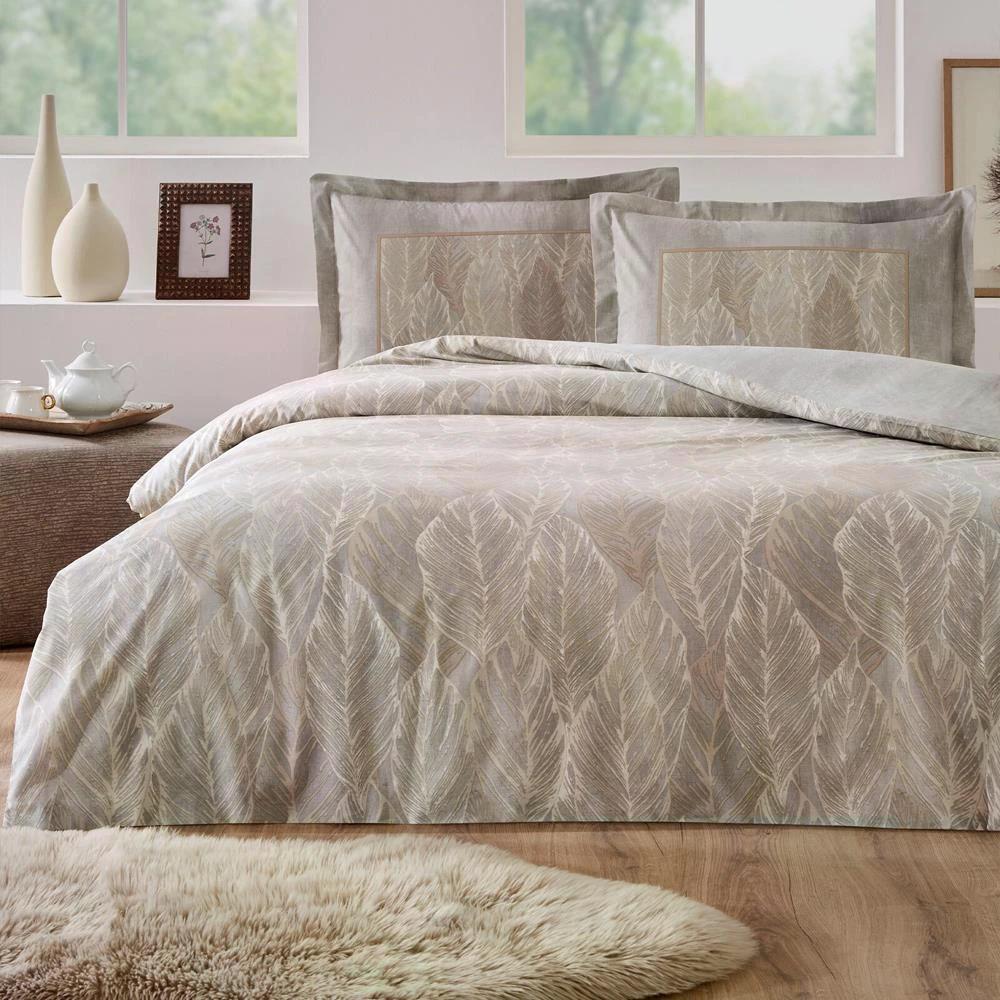 Özdilek Folha De Ouro Çift Kişilik Nevresim Takımı BejNEVRESİM TAKIMI Ç.K