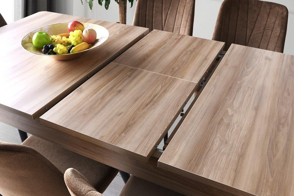 Vize Zen Yemek Odası Takımı-(6 Ad.Sand+Ünite Dahil)Modern Yemek Odası Takımı