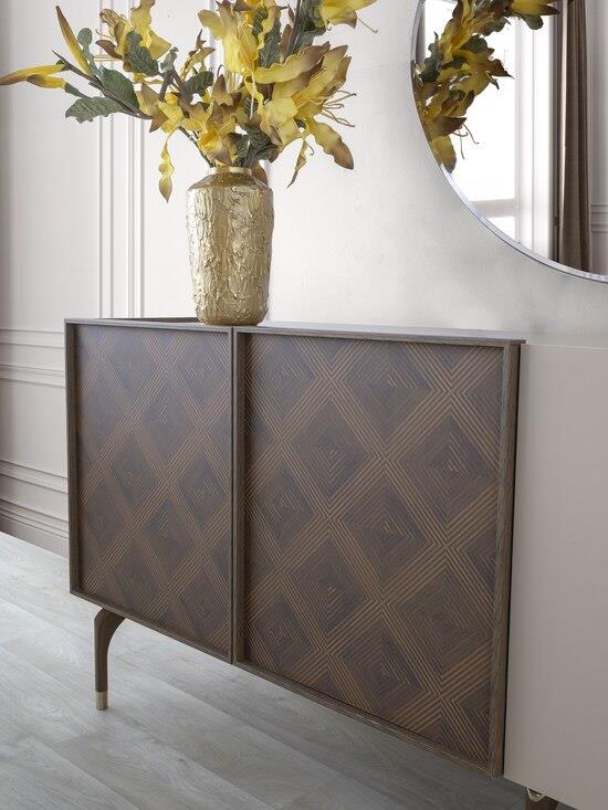 Vize Rower Yemek Odası Takımı-(6 Ad.Sand+Ünite Dahil)Modern Yemek Odası Takımı