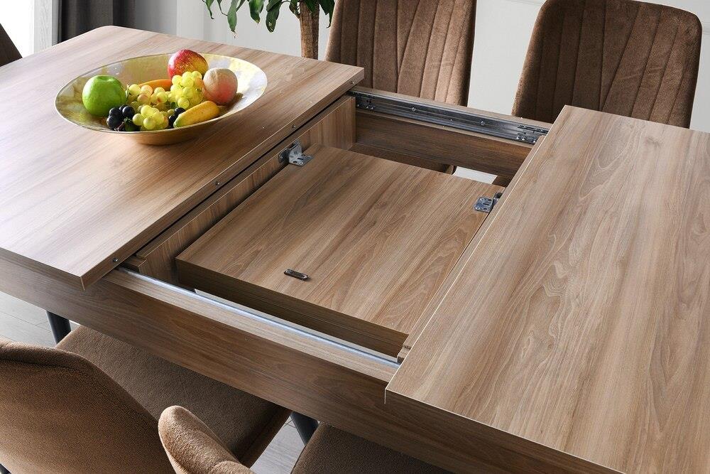 Vize Zen Yemek Odası Takımı-(6 Ad.Sand+Ünite Dahil)Modern Yemek Odası Takımı