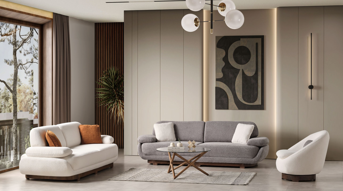 MEGA ORİZON 3+3+1 KOLTUK TAKIMIModern Koltuk Takımı