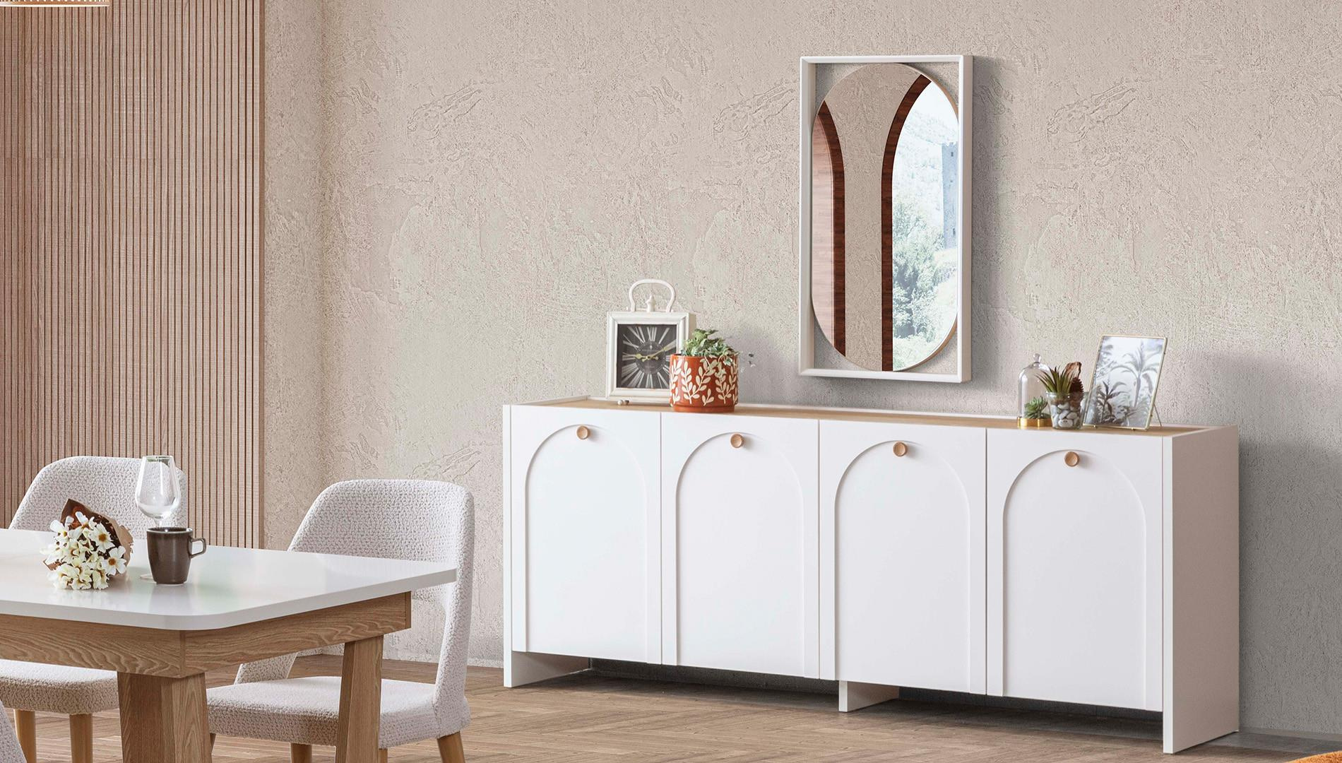 GALA GRANADA YEMEK ODASI TAKIMI(ÜNİTESİZ)Modern Yemek Odası Takımı