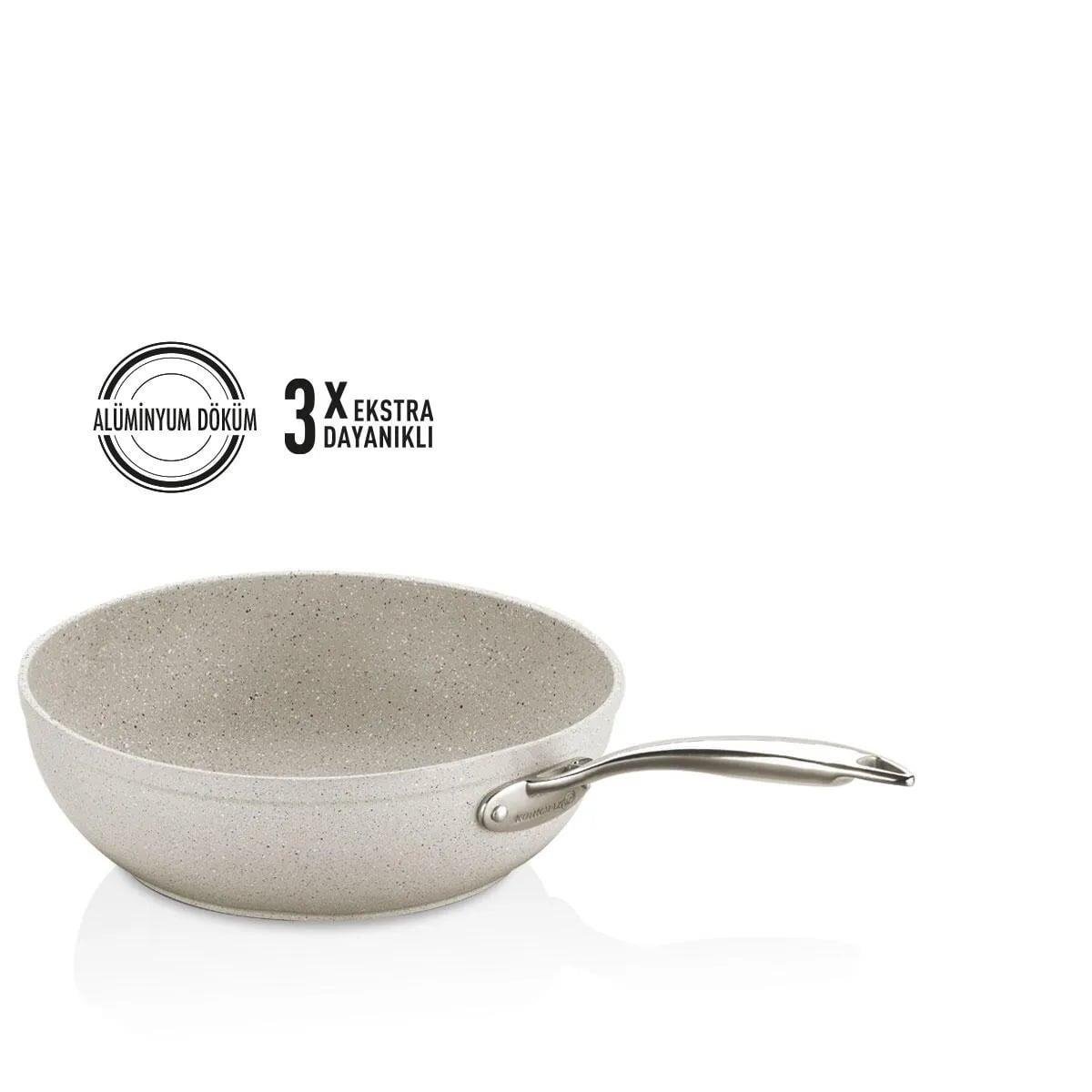 Korkmaz A1267 Granita Wok 28X8,5Tava Setleri / Tavalar