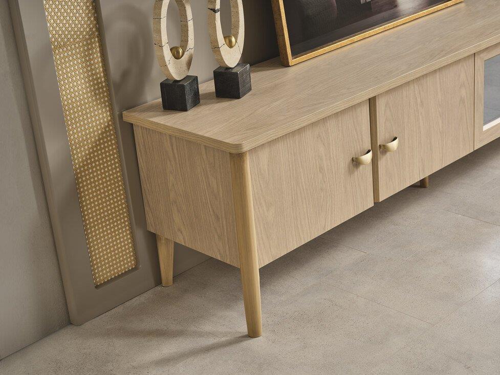 BİGE HERA YEMEK ODASI TAKIMI(ÜNİTE DAHİL)Modern Yemek Odası Takımı