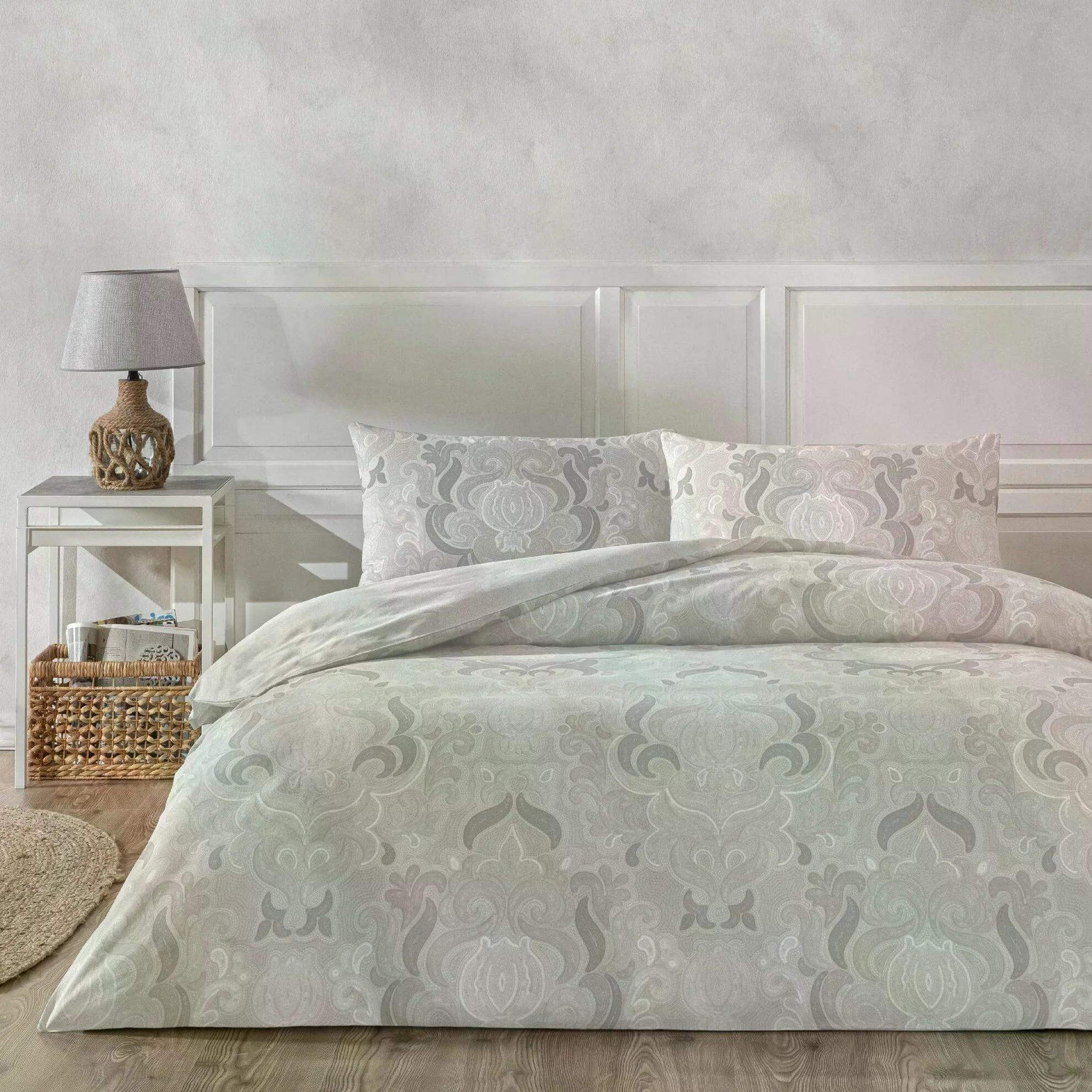 Taç 3464 Norellıa Çift Kişilik Nevresim Takımı GrıNEVRESİM TAKIMI Ç.K