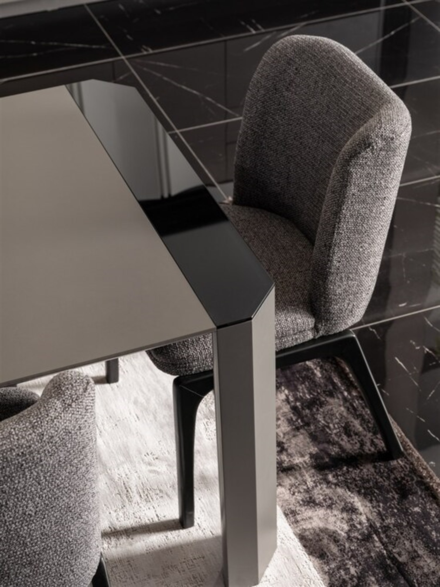 Area Natura Yemek Odası Takımı(Konsol Ve Aynası-Masa-6Ad.Sand)Modern Yemek Odası Takımı