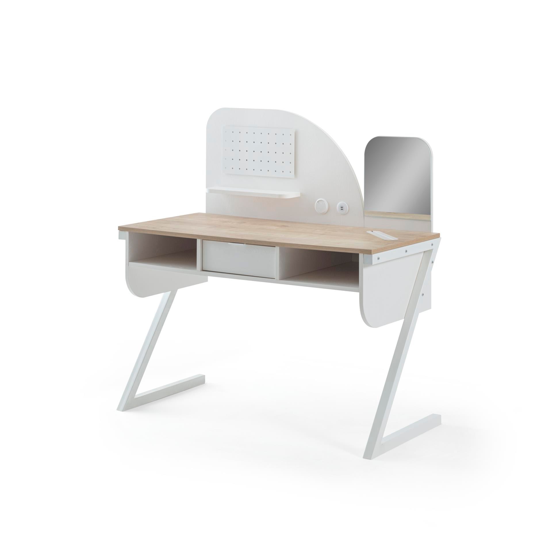 Seven Halikarnas Küçük Çalışma Masası(Üst Aynalı Modül Dahil)Çalışma Masası