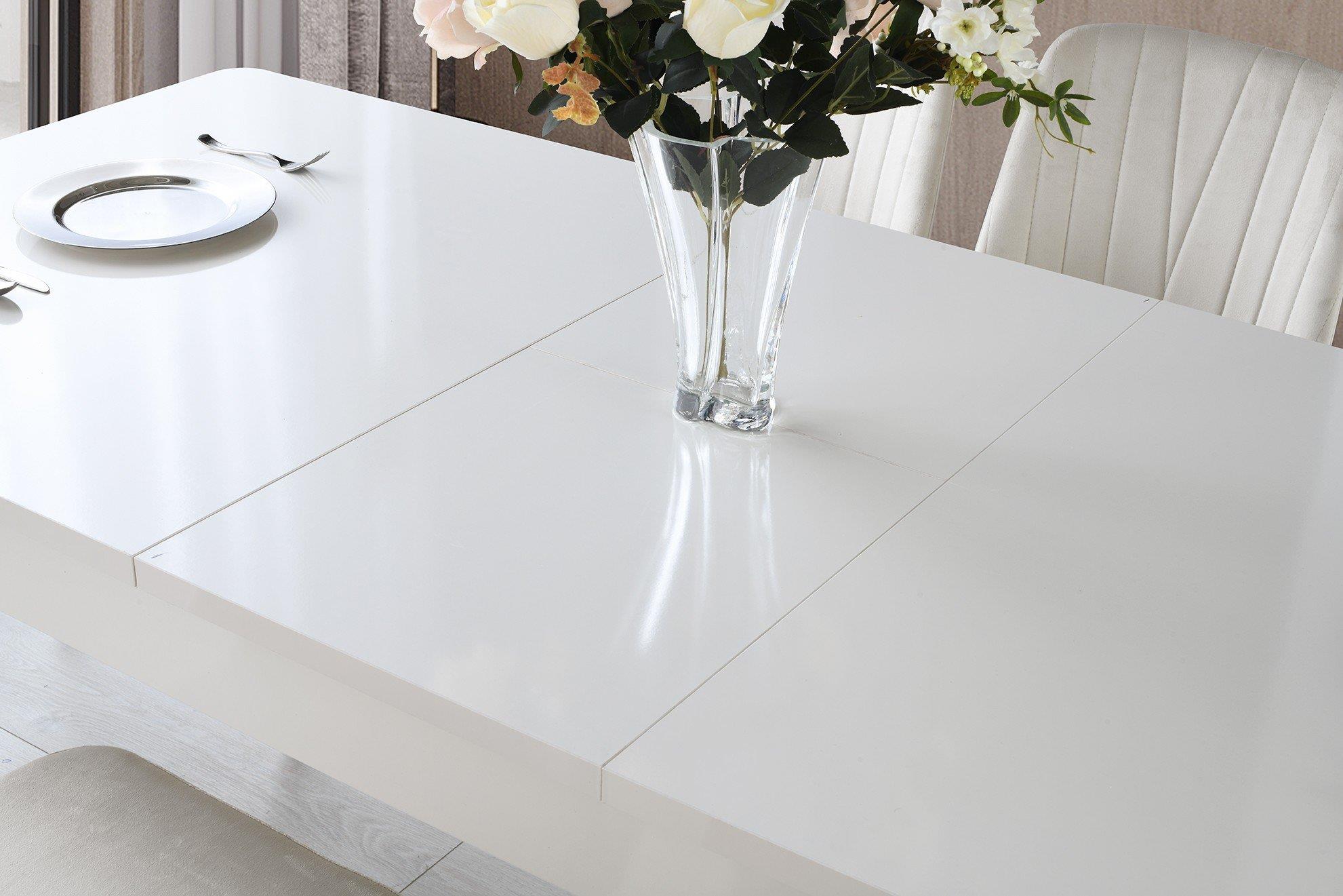 Vize Viyana Yemek Odası Takımı-(6 Ad.Sand+Ünite Dahil)Modern Yemek Odası Takımı