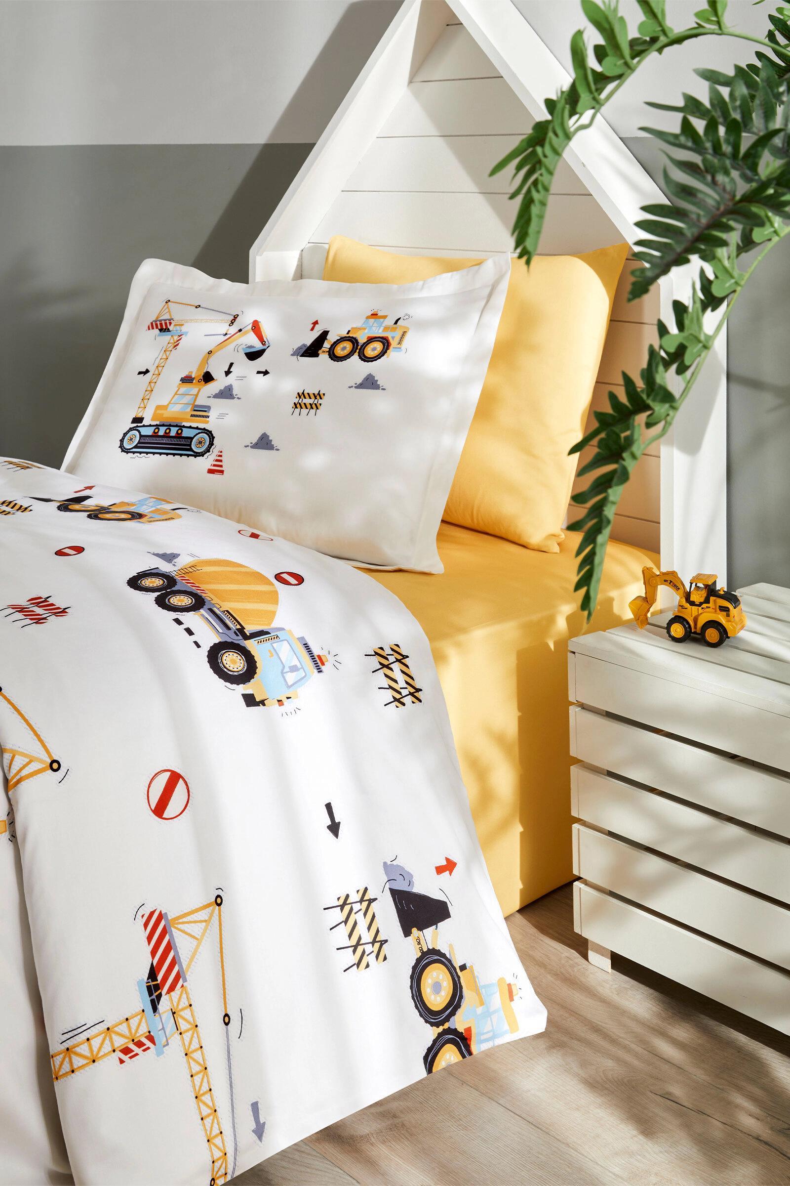 Özdilek Buılder Fitted Tek Kişilik Nevresim Takımı SarıNEVRESİM TAKIMI T.K