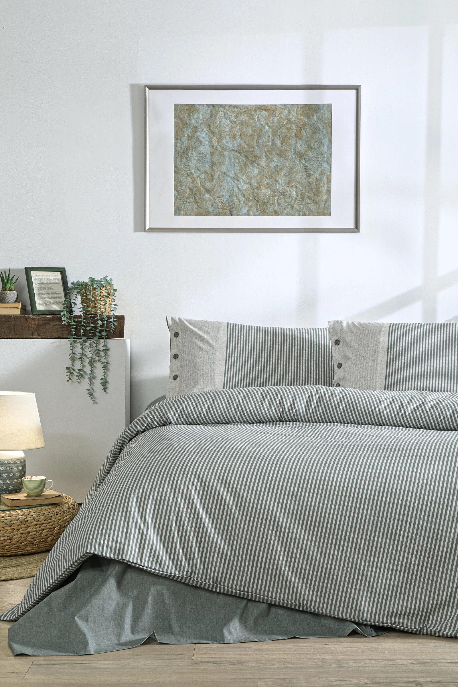 Özdilek Natural Lıne Çift Kişilik Nevresim Takımı YeşilNEVRESİM TAKIMI Ç.K