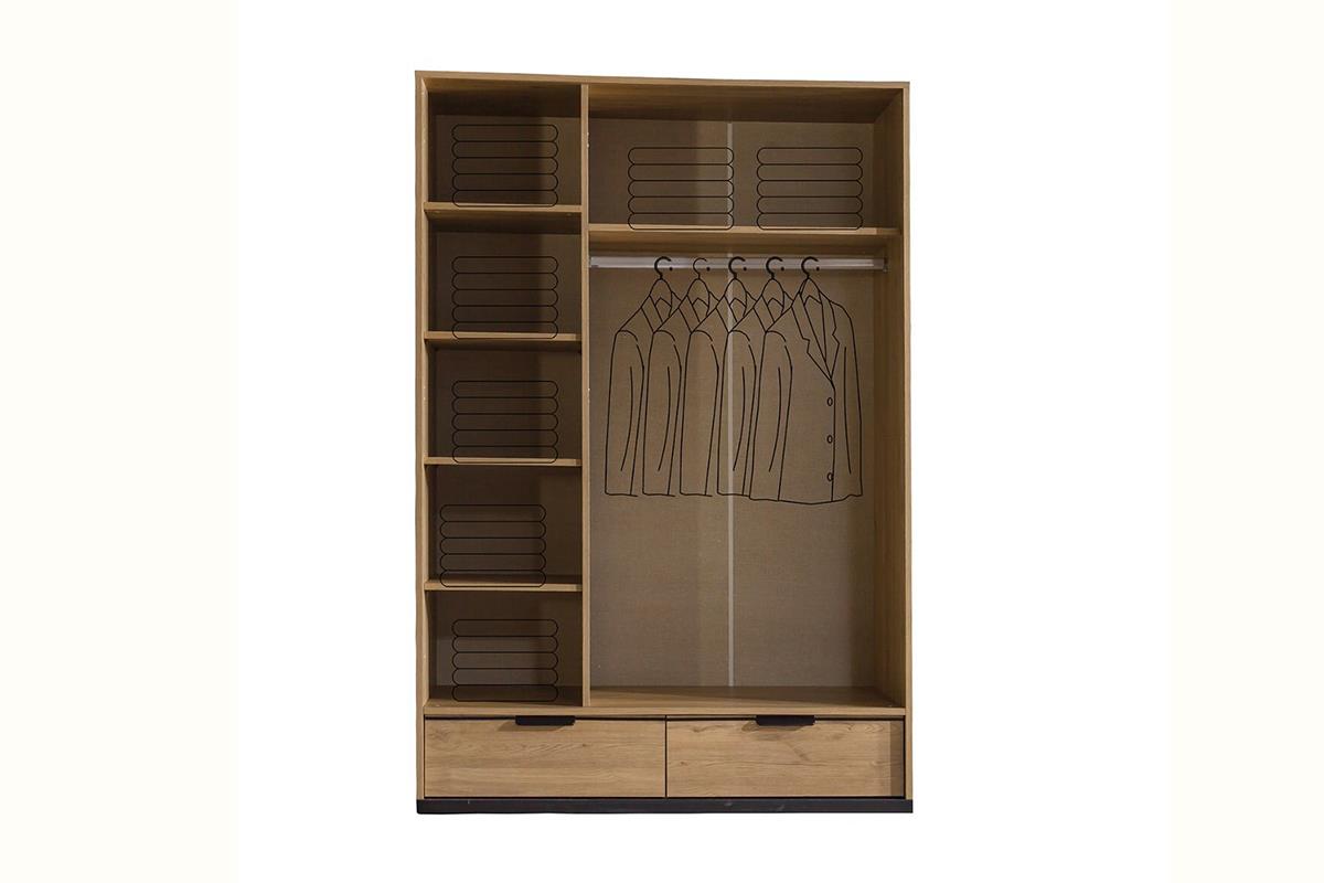 Seven Kolezyum 3 Kapak Reflekte DolapDolap