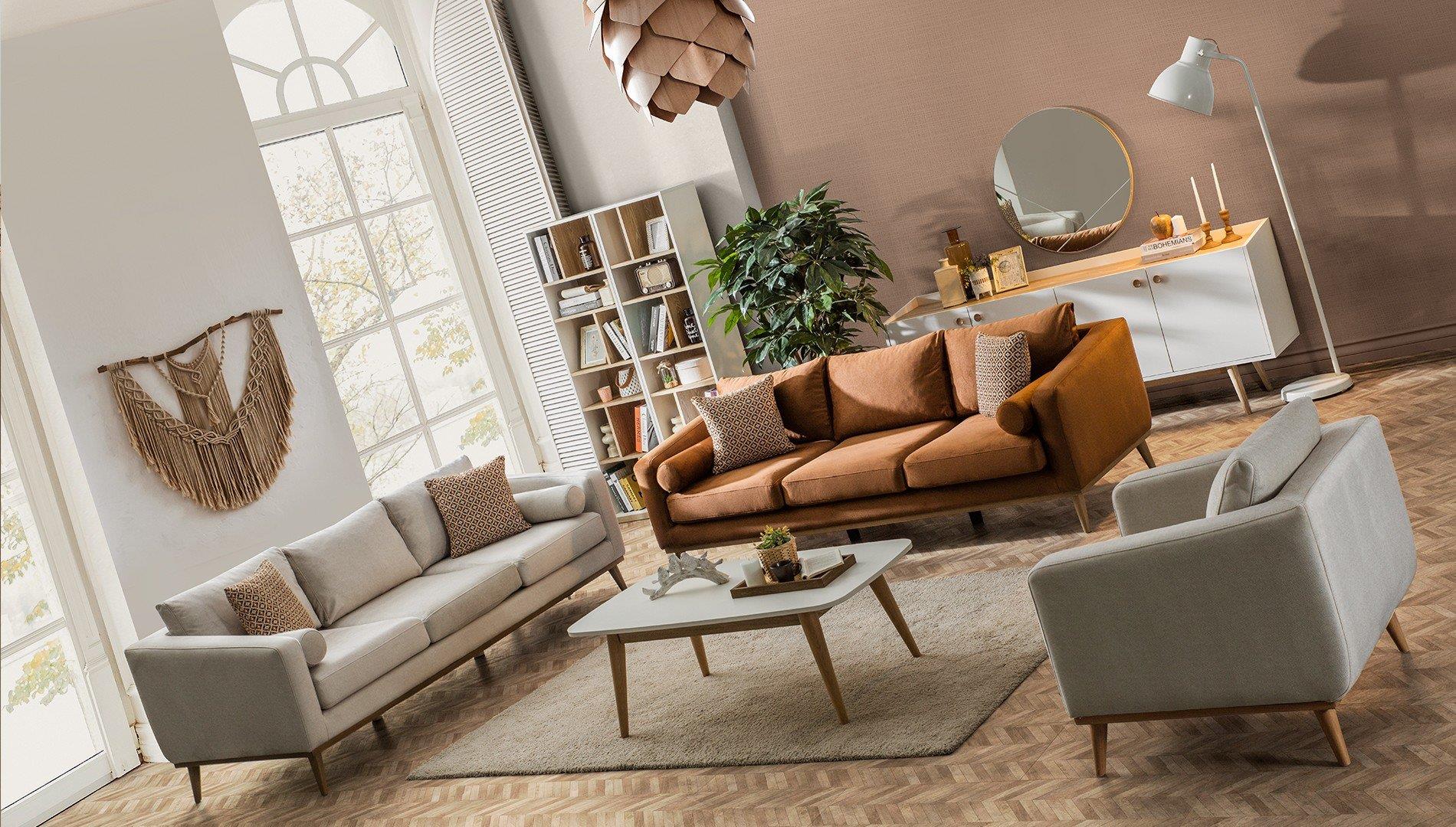 GALA BOHEM 3+3+1 KOLTUK TAKIMIModern Koltuk Takımı