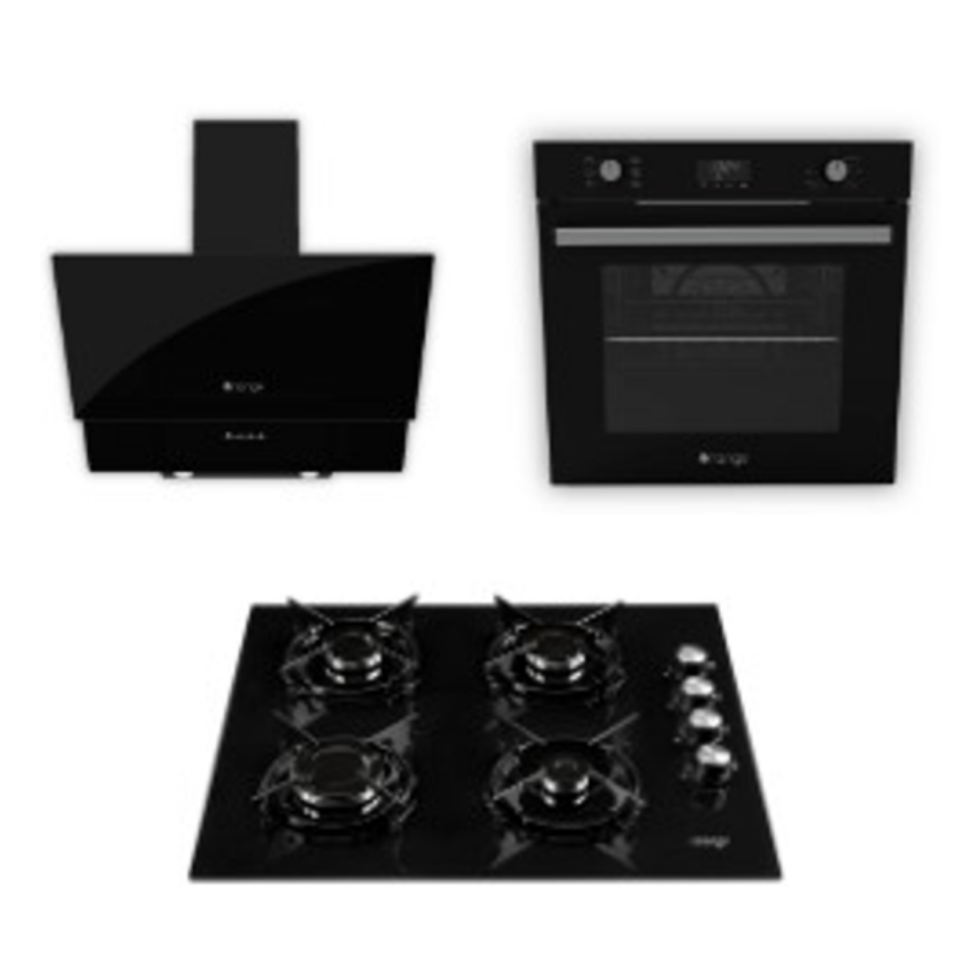 Orange Siyah Ankastre Set (D4001, O501, F9001)Ankastre Seti