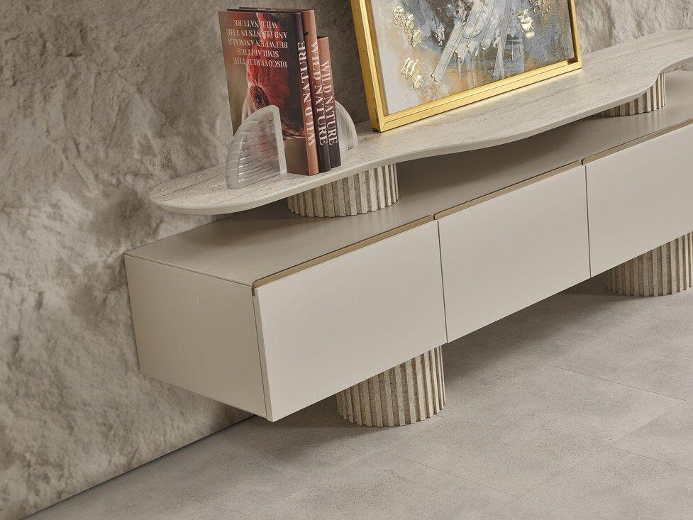 BİGE ARTEMIS YEMEK ODASI TAKIMI(ÜNİTE DAHİL)Modern Yemek Odası Takımı