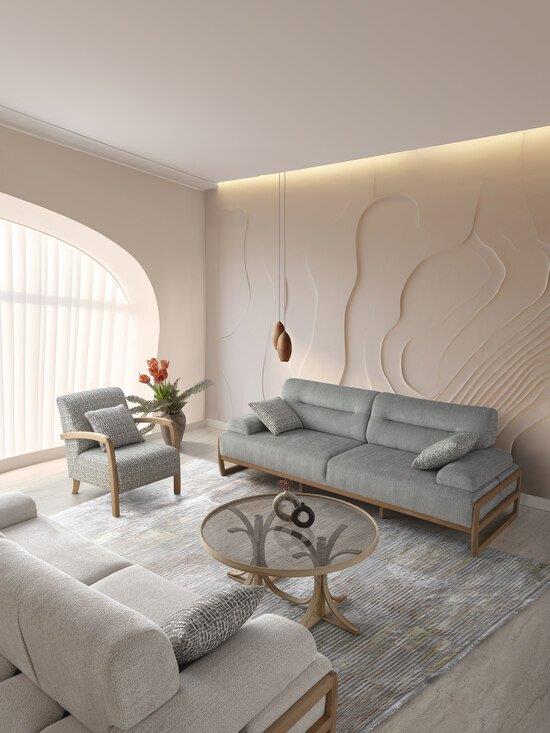 AKYOL DENİZ 3+3+1 KOLTUK TAKIMIModern Koltuk Takımı