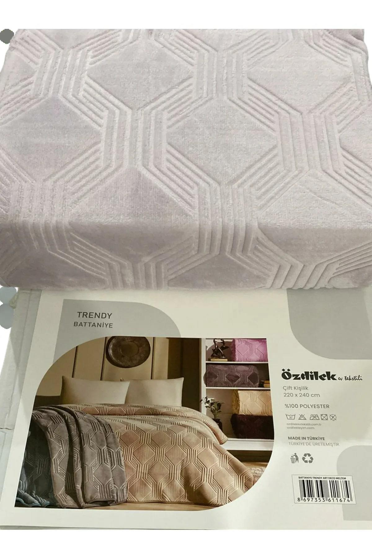 Özdilek Trendy Art Deco Tek Kişilik Battaniye - MeltemBattaniye