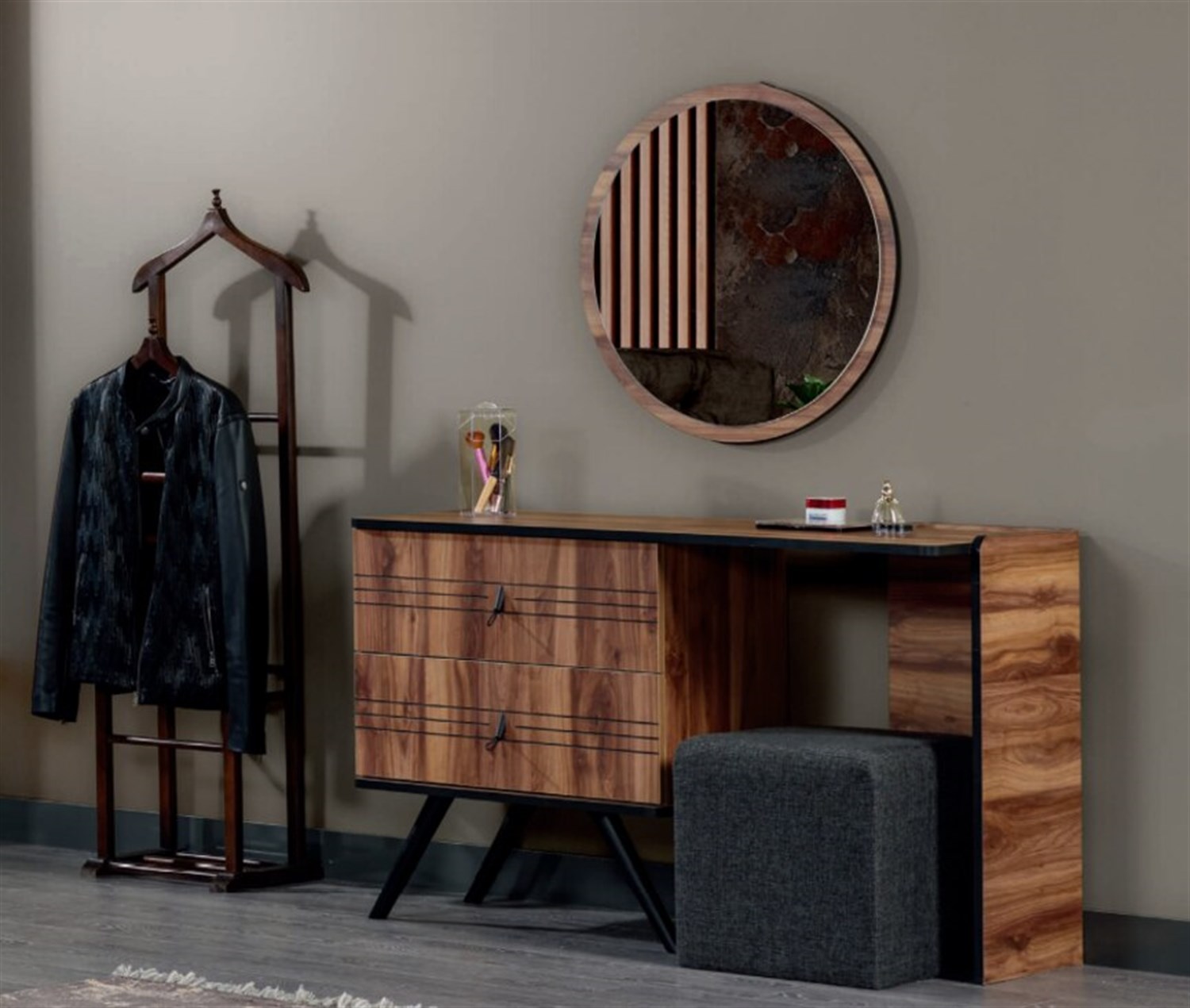 Capilon Deco Yatak Odası Takımı-BazalıModern Yatak Odası Takımı