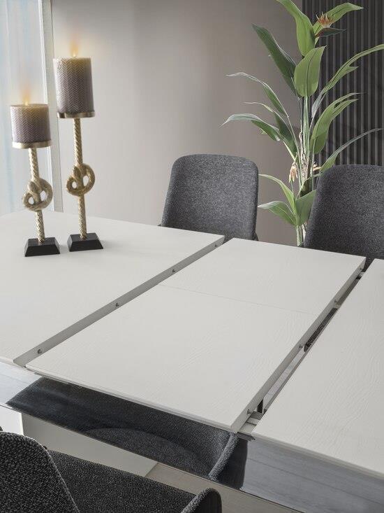 Vize Moda(Modena) Yemek Odası Takımı-(6 Ad.Sand+Ünite Dahil)Modern Yemek Odası Takımı