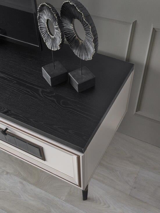 Vize Riva(Morell) Yemek Odası Takımı-(6 Ad.Sand+Ünite Dahil)Modern Yemek Odası Takımı