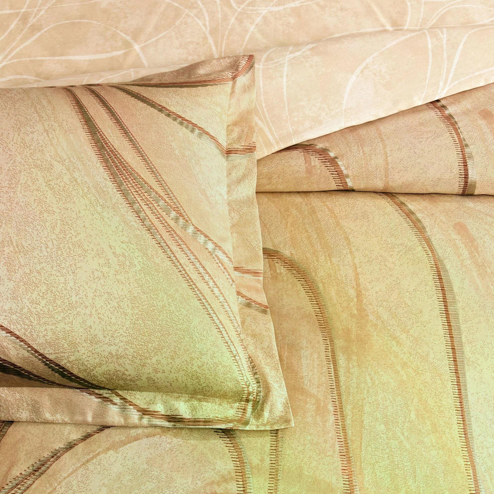 Taç 3254 Saten Çift Kişilik Nevresim Takımı Elısandra BakırNEVRESİM TAKIMI Ç.K