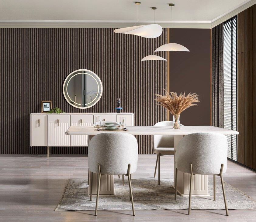 MODASEL PERA YEMEK ODASI TAKIMI-ÜNİTELİModern Yemek Odası Takımı