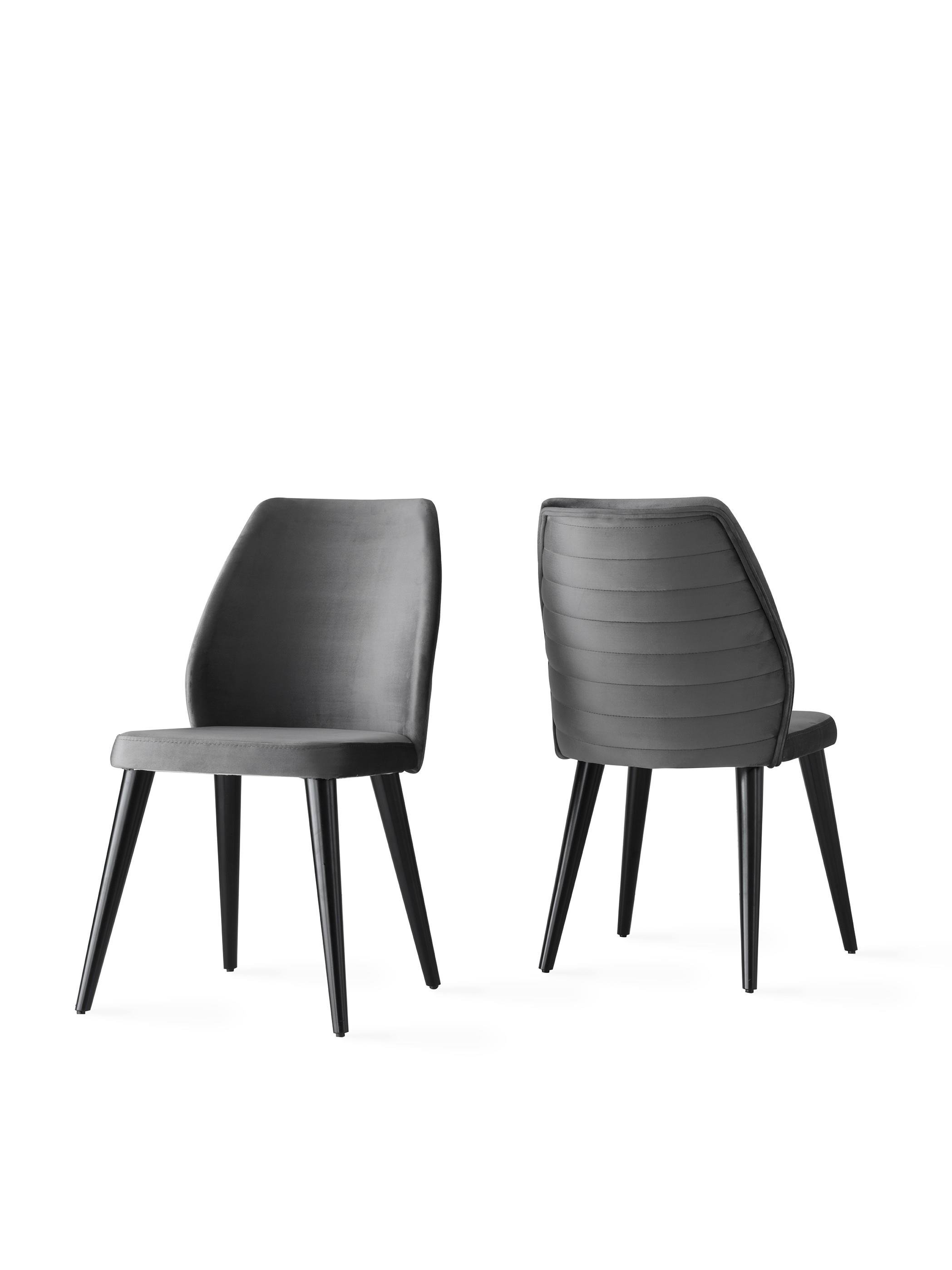 Vize Riva(Morell) Yemek Odası Takımı-(6 Ad.Sand+Ünite Dahil)Modern Yemek Odası Takımı