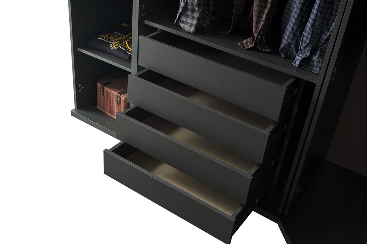 Seven Aura 2 Kapılı Çekmeceli DolapDolap