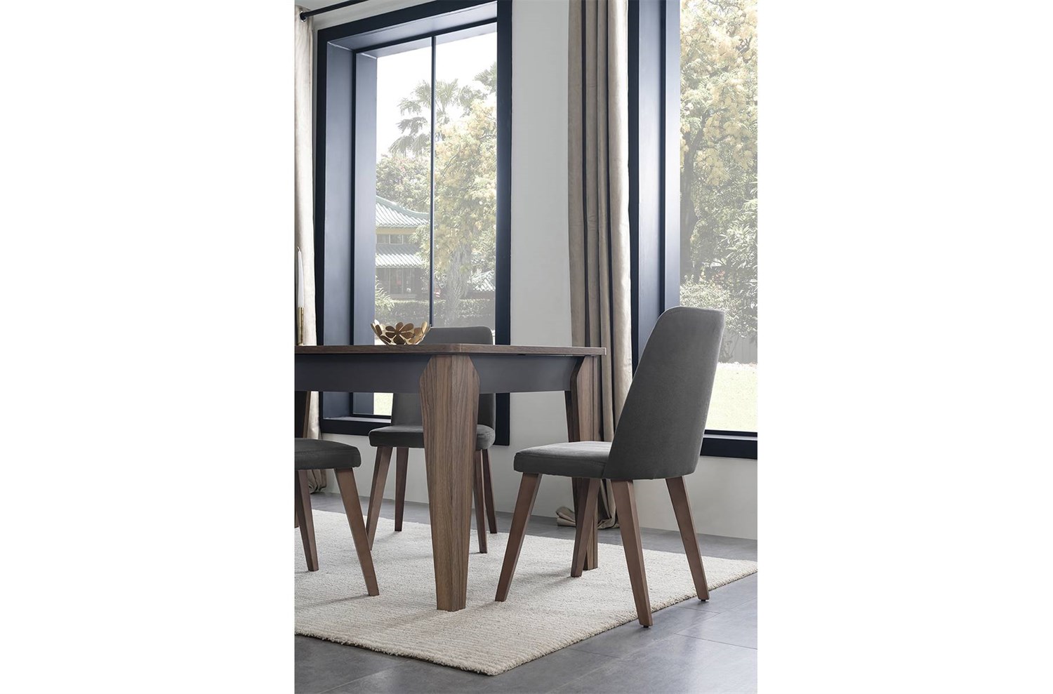 Decohill Puma Yemek Odası Takımı(6 Adet Sand.Ve Ünite Dahil)Modern Yemek Odası Takımı