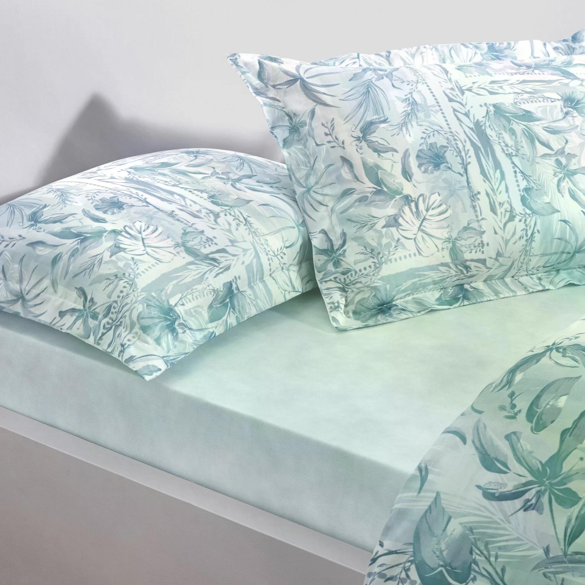 Taç 3254 Saten Çift Kişilik Nevresim Takımı Velora MaviNEVRESİM TAKIMI Ç.K