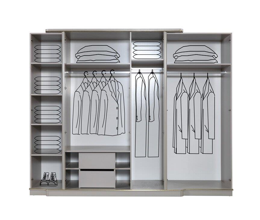 MODASEL ATLAS GARDOLAPKapaklı Dolaplar