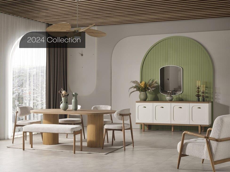 Bige Rigel Yemek Odası Takımı(Ünite Dahil)Modern Yemek Odası Takımı