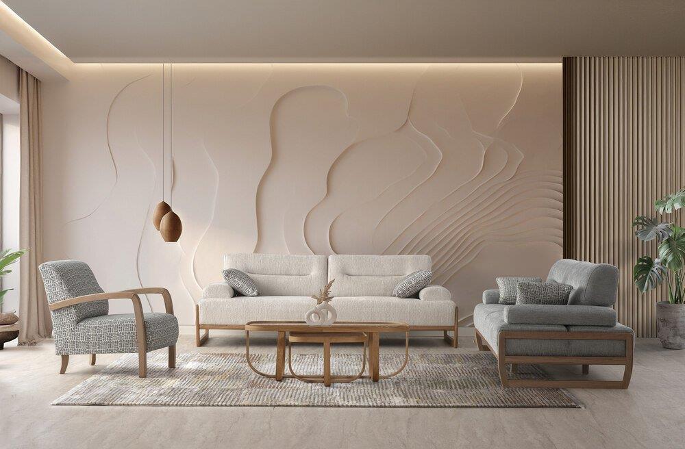 AKYOL DENİZ 3+3+1 KOLTUK TAKIMIModern Koltuk Takımı