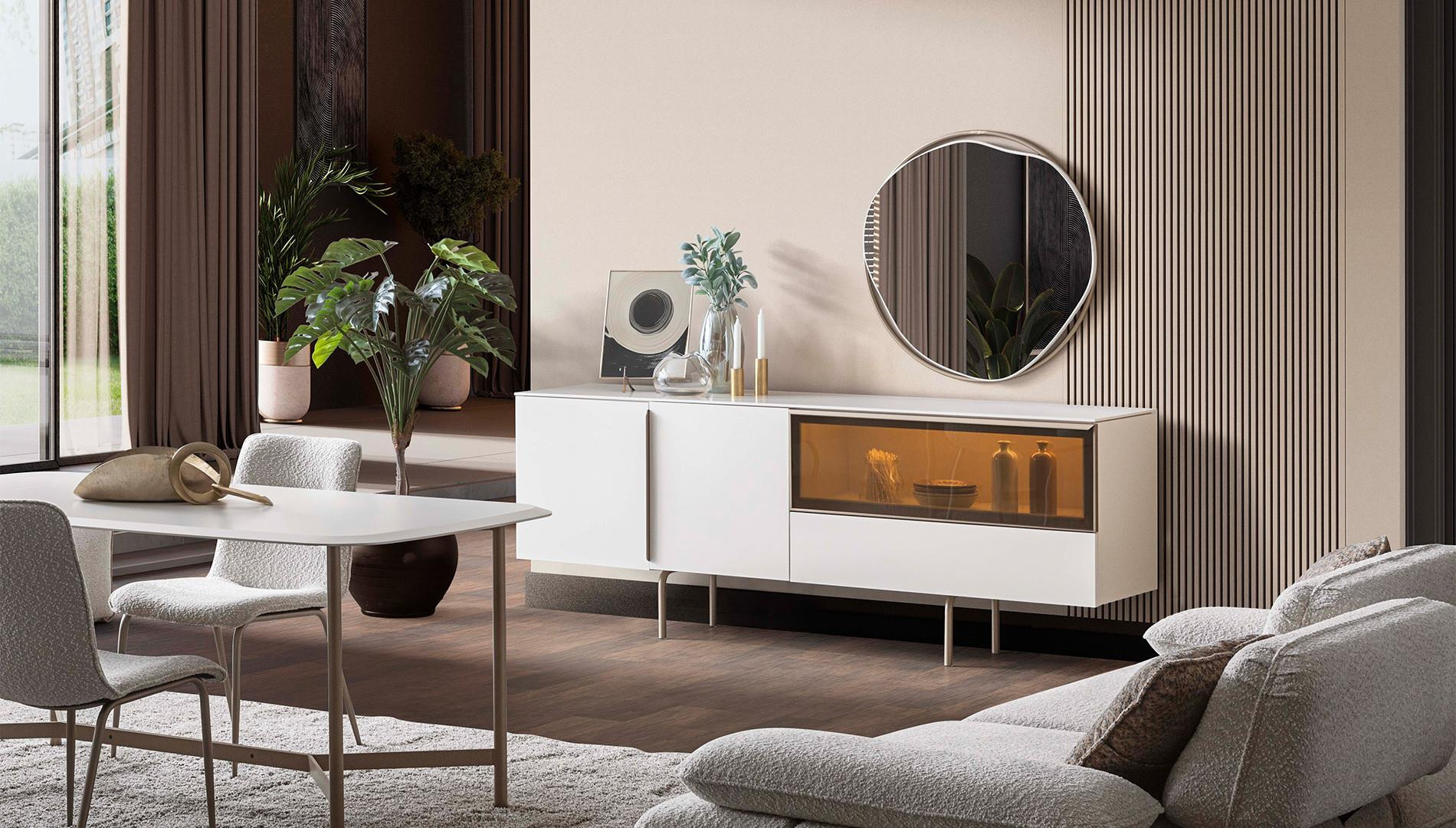 GALA NOBLE YEMEK ODASI TAKIMI(ÜNİTESİZ)Modern Yemek Odası Takımı