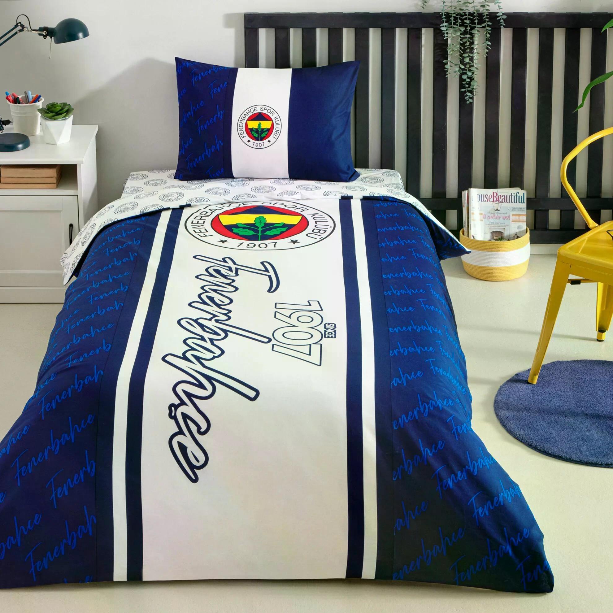 Taç 4812 Lisanslı Nevresim Takımı Fenerbahçe 1907 GlowLİSANSLI NEVRESİM TKM